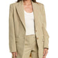 Michael Kors Collection Gabardine Wool Boyfriend Blazer