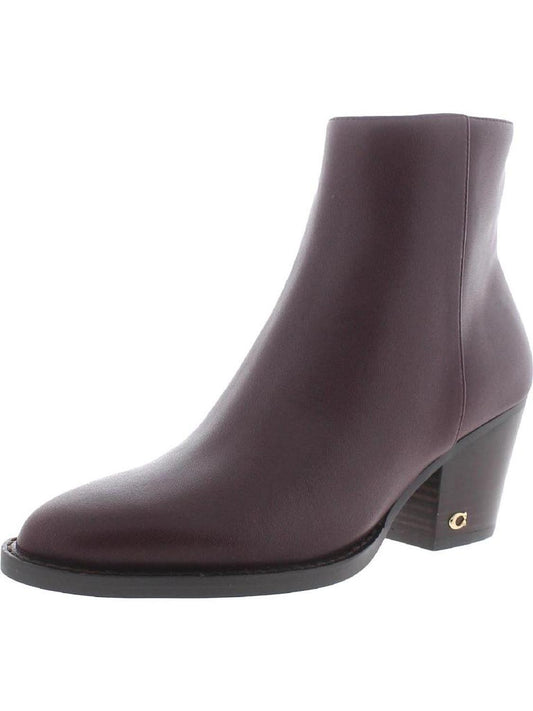 Pacey Womens Slip On Pointed Toe Booties