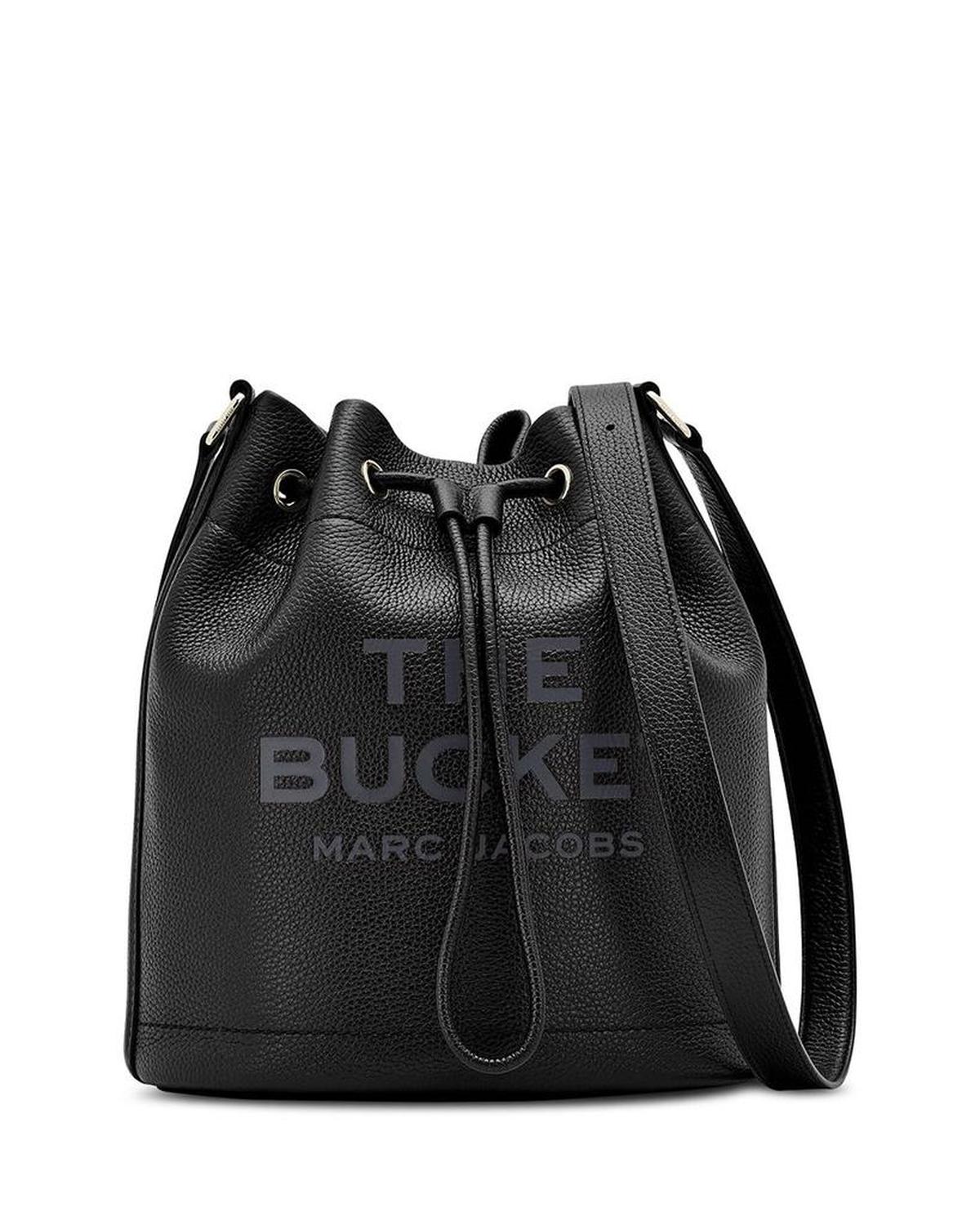 The Leather Shoulder Bucket Bag