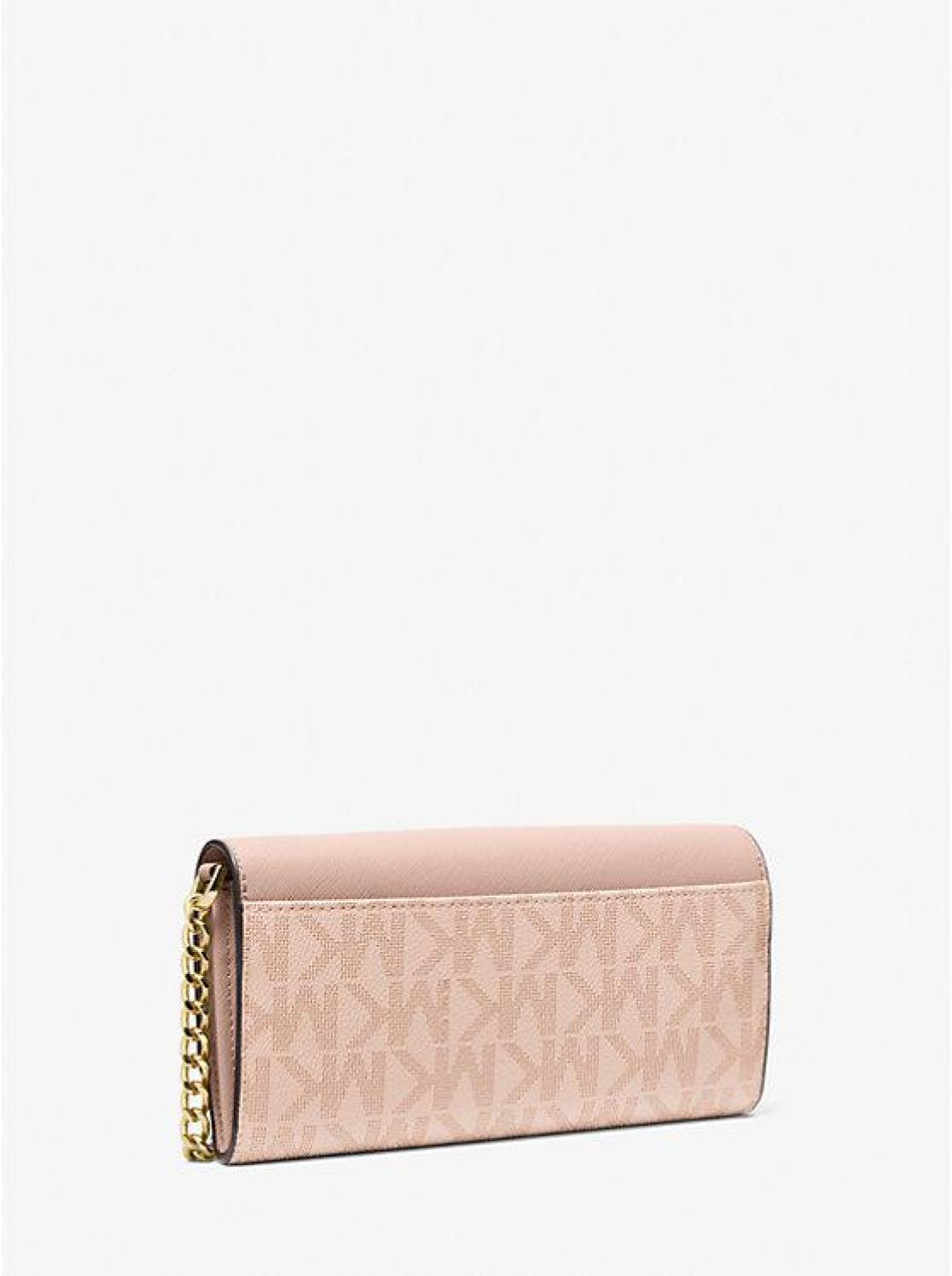 Jet Set Large Signature Logo Convertible Crossbody Bag