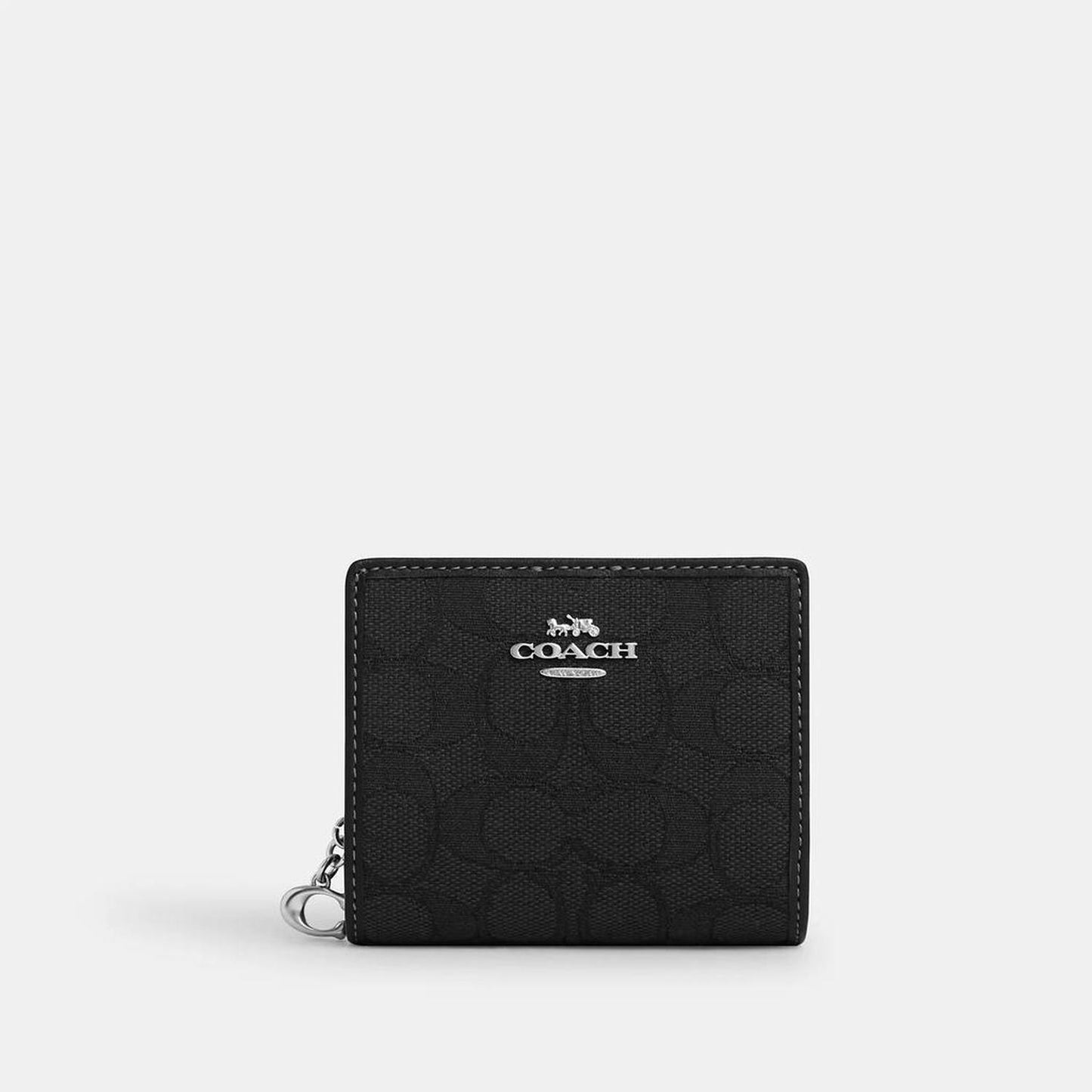 Coach Outlet Snap Wallet In Signature Jacquard