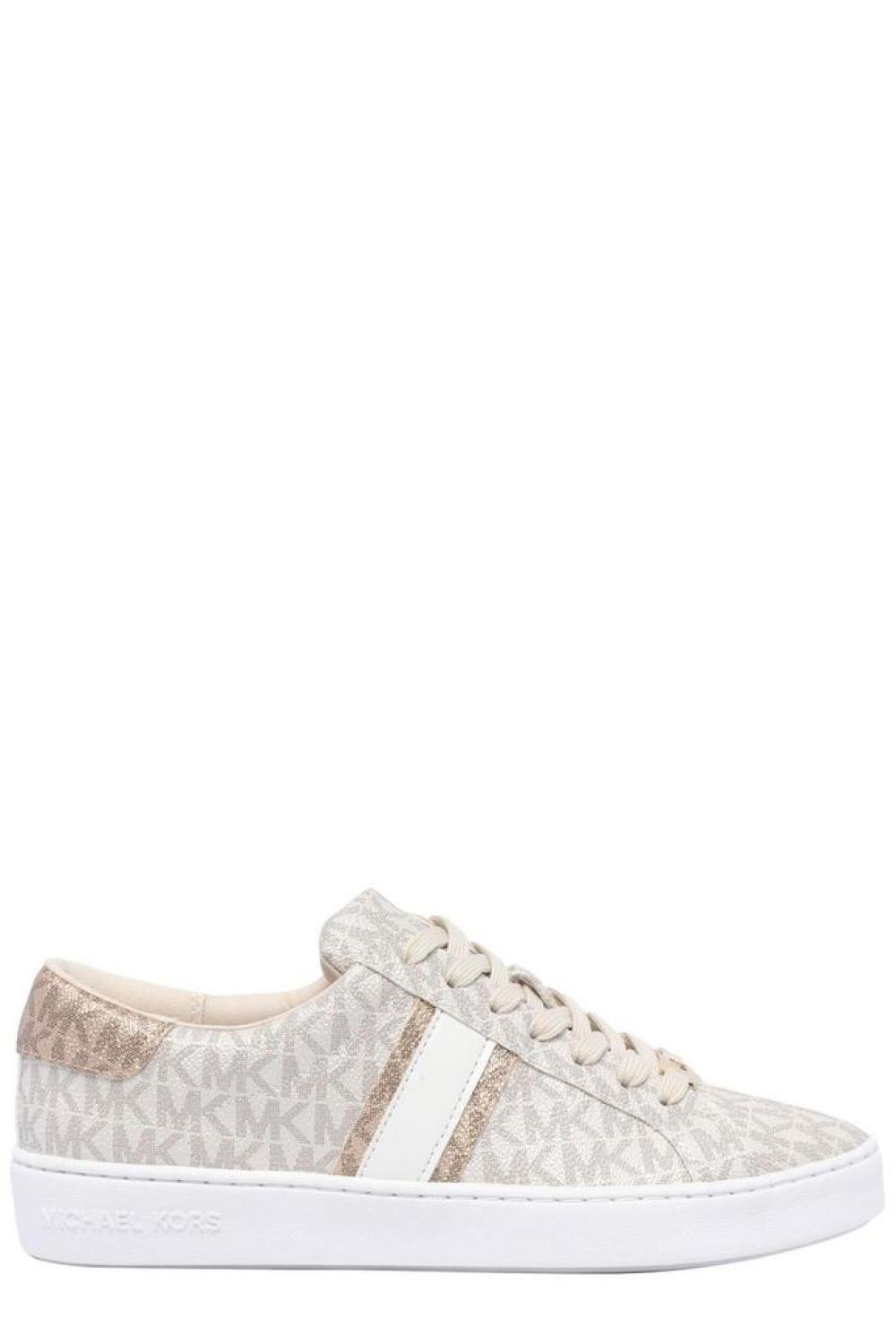 Michael Michael Kors Monogram-Printed Lace-Up Sneakers