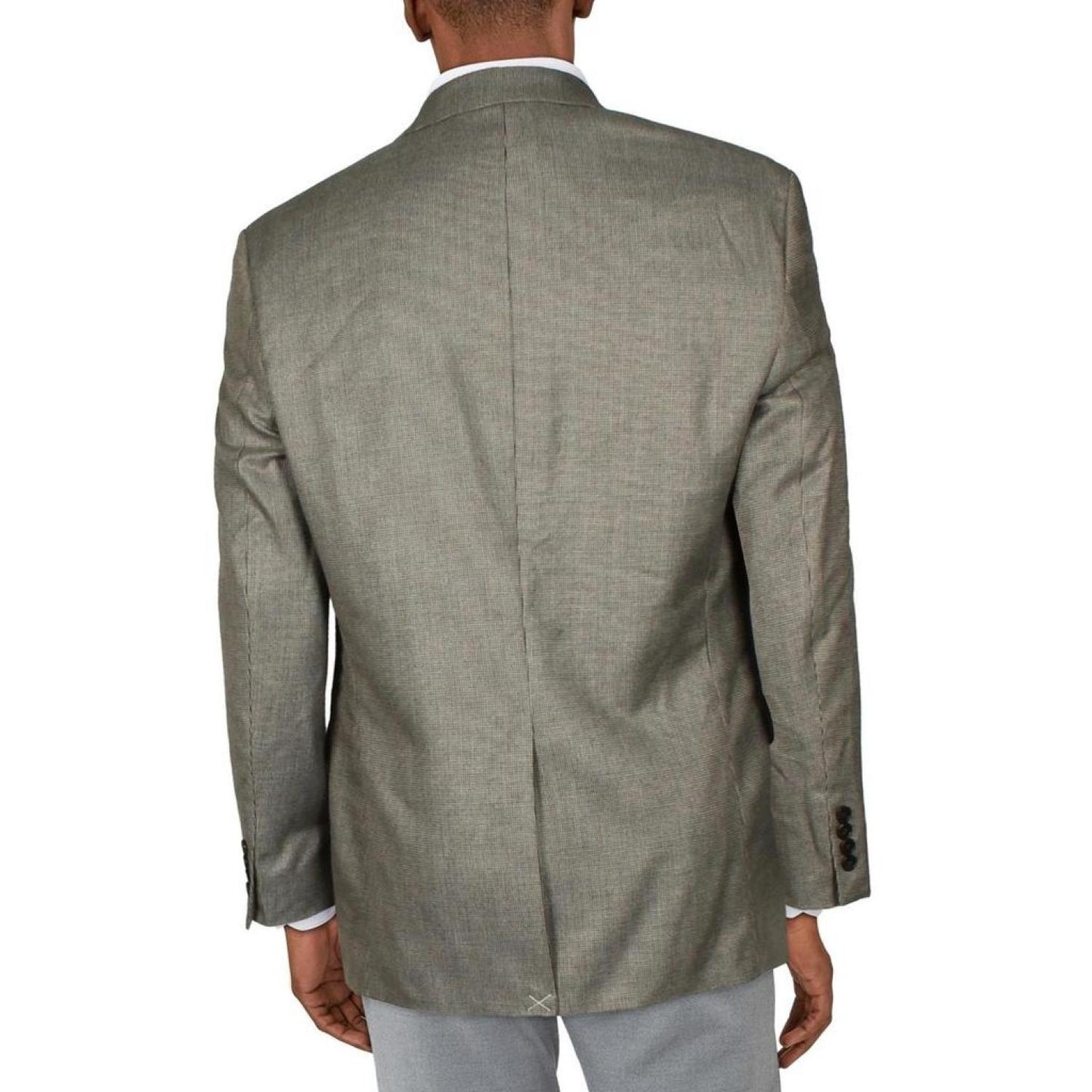 Lexington Mens Woven Pattern Two-Button Blazer