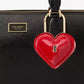 Key to My Heart Patent Bag Charm