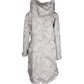 Max Mara Weekend Reversible Floral Parka in Silver Nylon