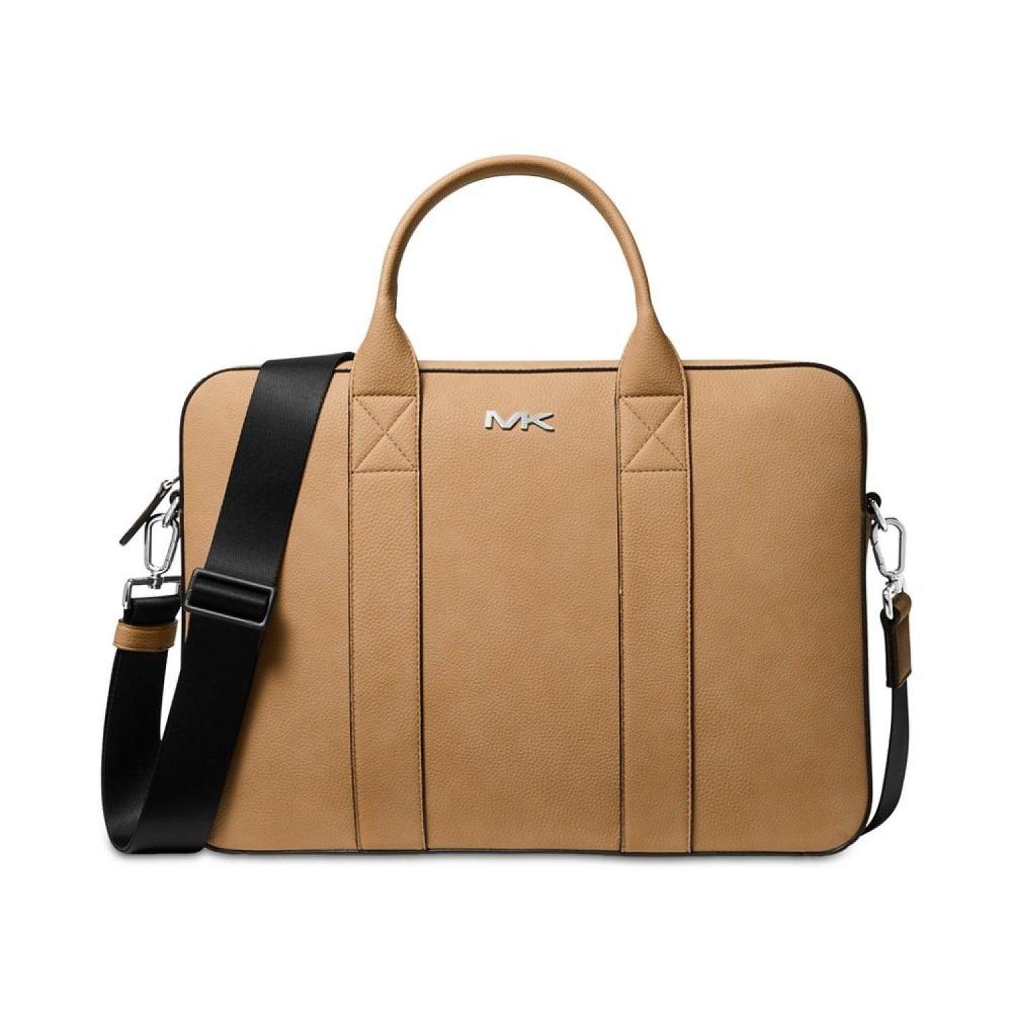 Men's Nubuck Logo Messenger Bag