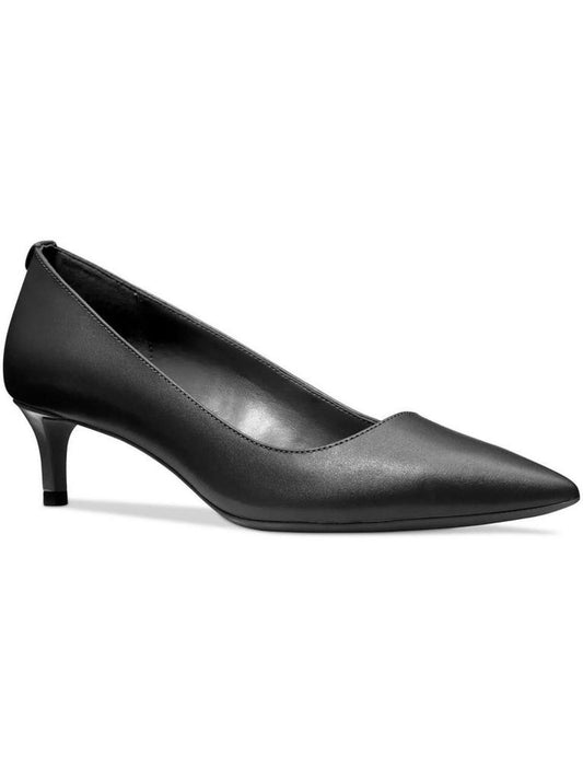 Womens Leather Slip On Pumps