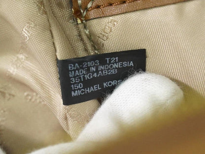 Michael Kors Adina  Canvas Backpack Bag (Pre-Owned)