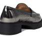 Leah Crinkle Metallic Loafer