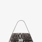 Ludlow Medium Snake Embossed Leather Shoulder Bag