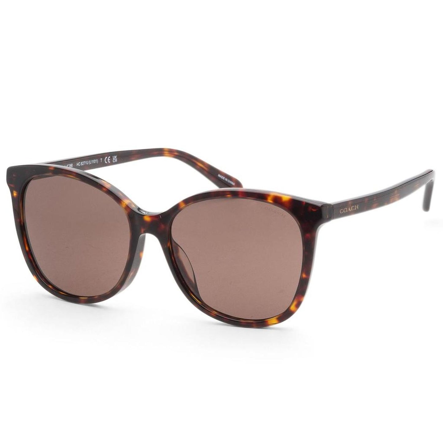 Coach Women's 57mm Dark Tortoise Sunglasses