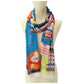 Women's City Map Oblong Scarf