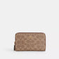 Coach Outlet Medium Id Zip Wallet In Signature Canvas