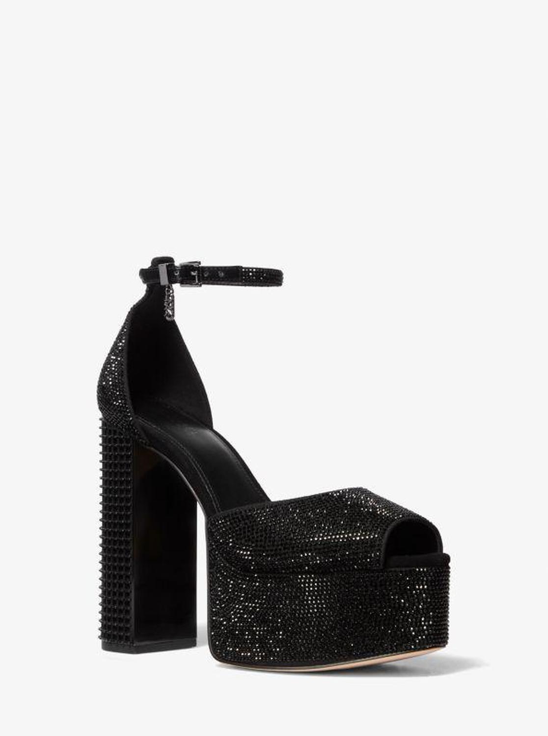 Maxine Crystal Embellished Platform Sandal