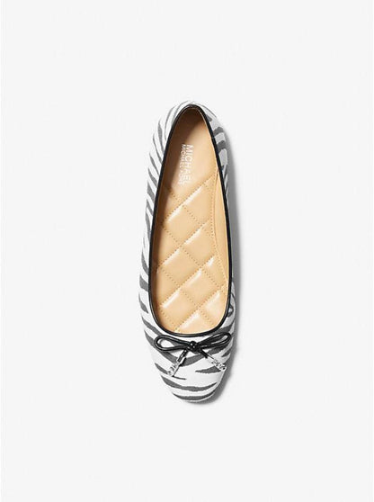 Nori Zebra Jacquard Ballet Flat