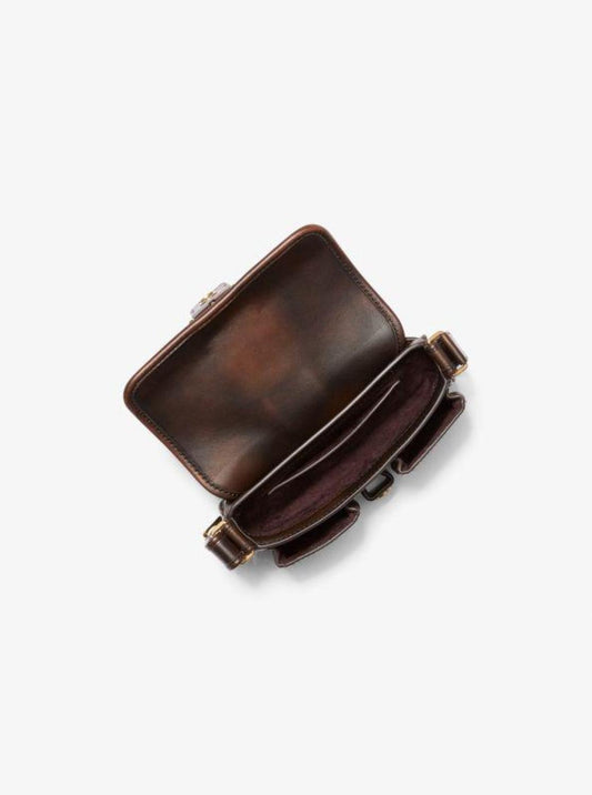 Colby Extra-Small Burnished Leather Shoulder Bag