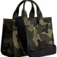 Camo Print Canvas Small Cargo Tote 26