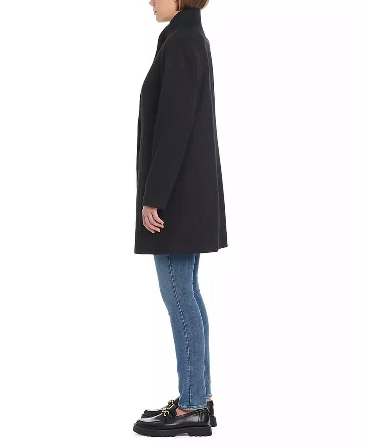 Women's Single-Breasted Stand-Collar Coat