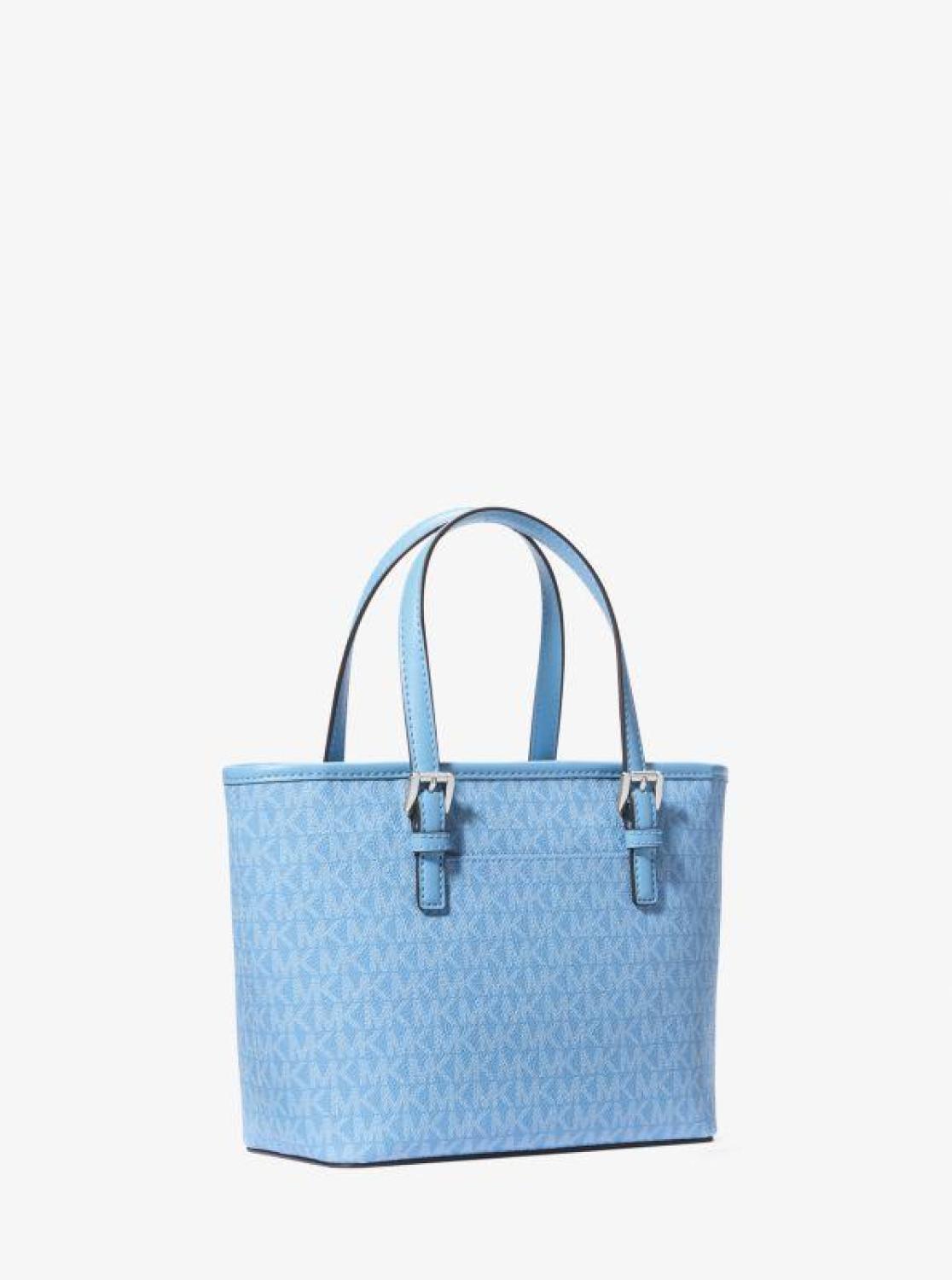 Jet Set Travel Extra-Small Logo Top-Zip Tote Bag