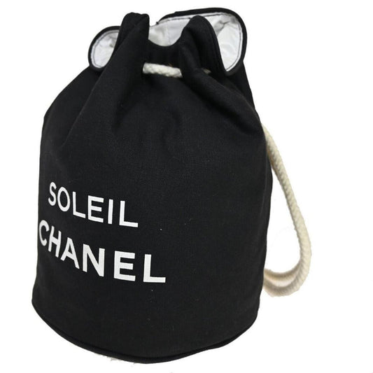 Chanel Drawstring  Canvas Shoulder Bag (Pre-Owned)