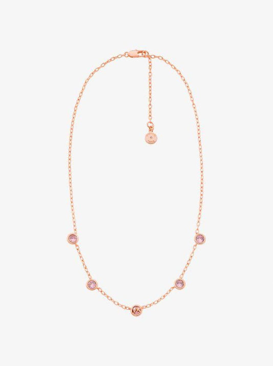 Bezel Cubic Zirconia Necklace