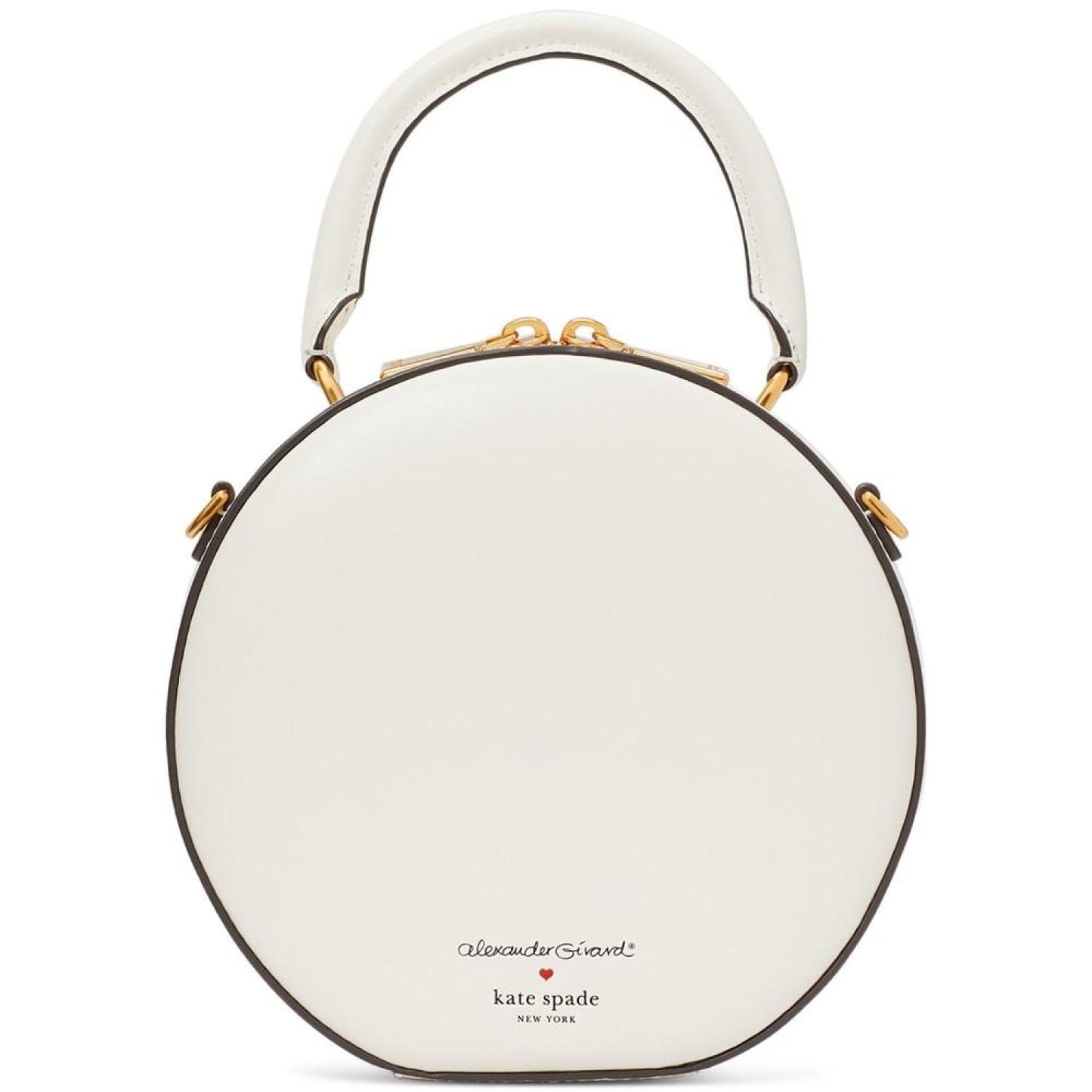 Alexander Girard X Kate Spade New York Heart Embossed Pebbled Leather Top Handle Crossbody