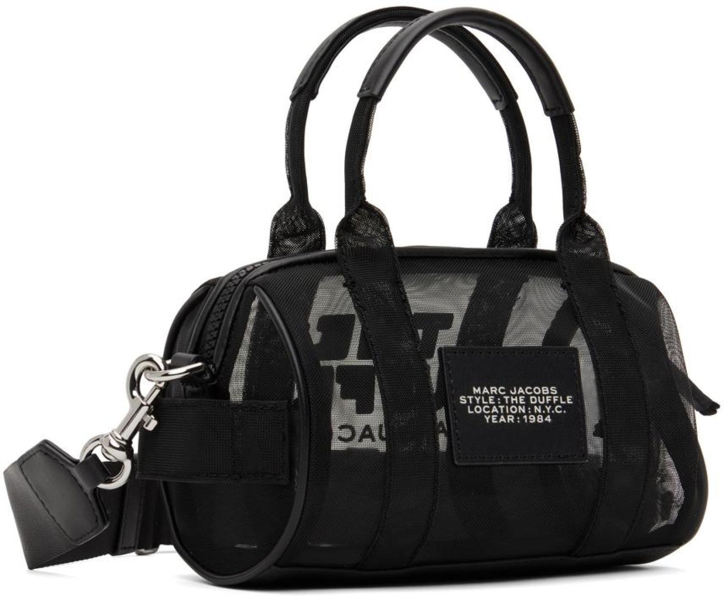 Black 'The Mesh Mini' Duffle Bag