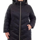 Plus Size Hooded Packable Down Puffer Coat, Created for Macy's