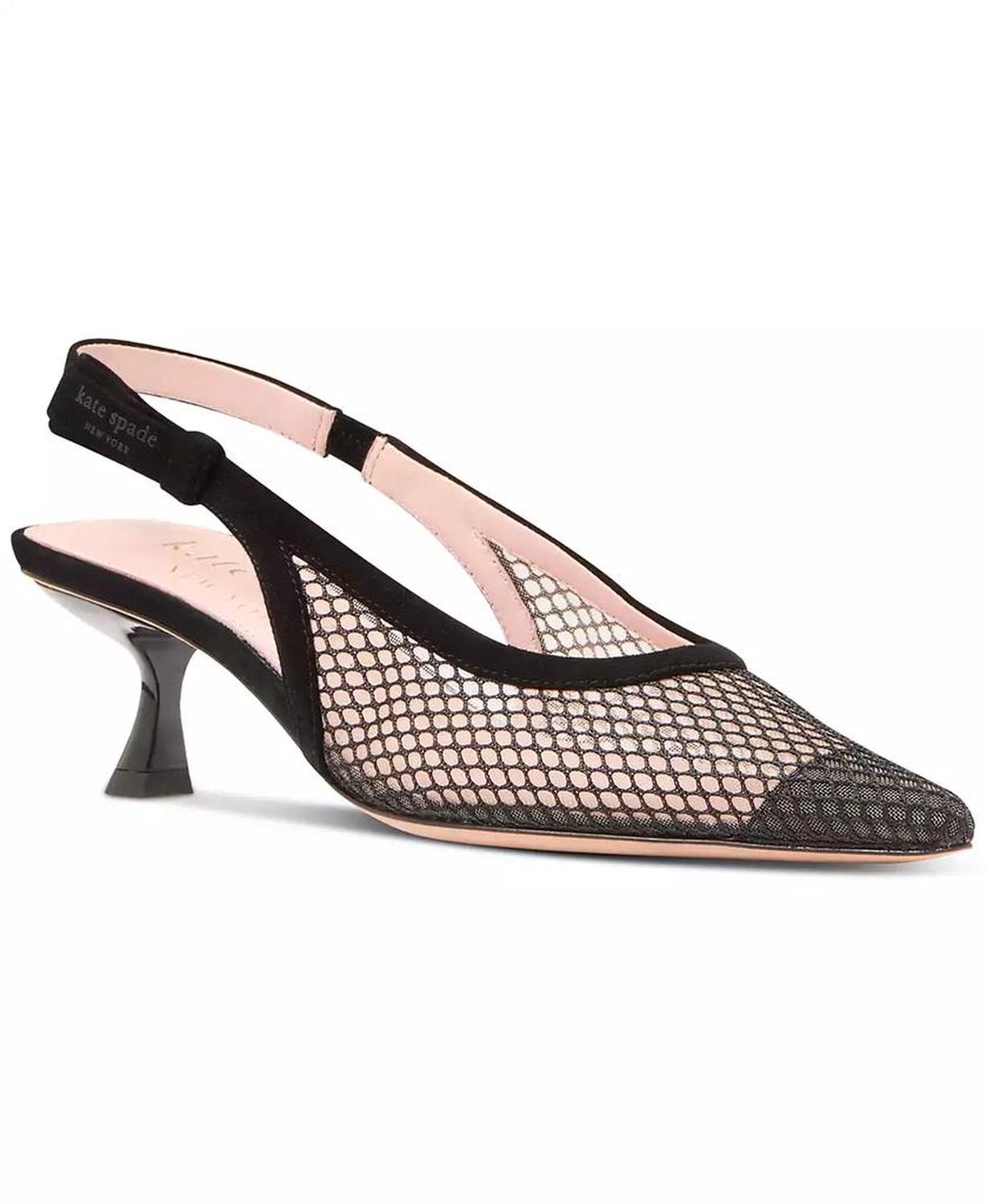 Women's Riley Slingback Kitten-Heel Pumps