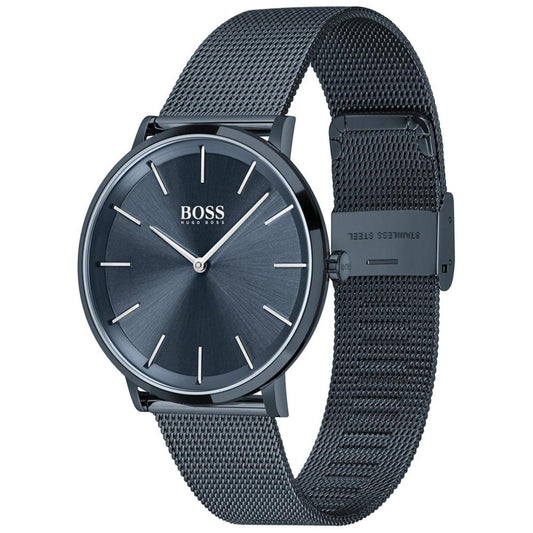 Men's Skyliner Dark Blue Stainless Steel Mesh Bracelet Watch 40mm