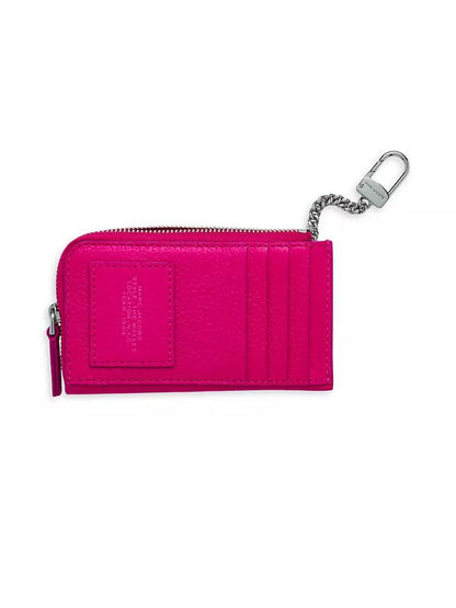 Top Zip Leather Multi-Wallet