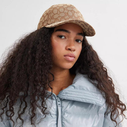 Coach Outlet Signature Jacquard Baseball Hat