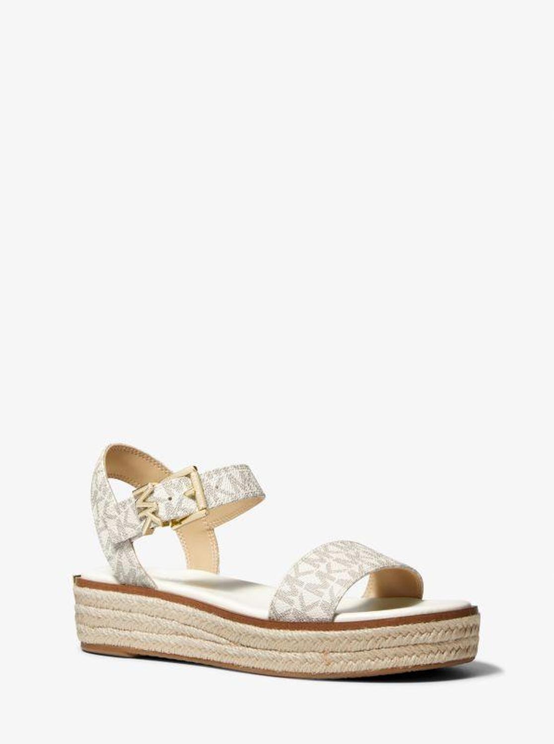 Richie Signature Logo Platform Espadrille Sandal