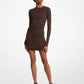 Stretch Matte Jersey Ruched Dress