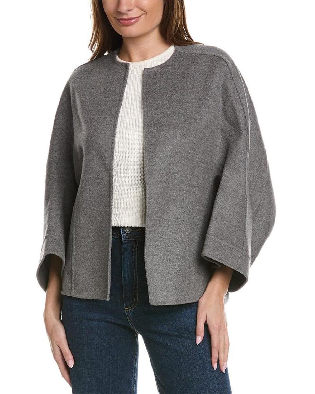 Michael Kors Collection Dolman Wool Kimono