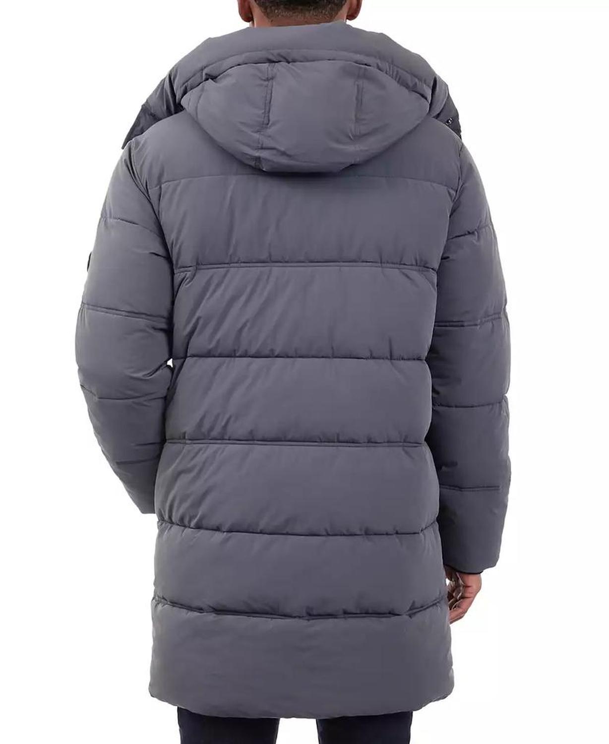 Men's Heavyweight Hooded Long Puffer Coat