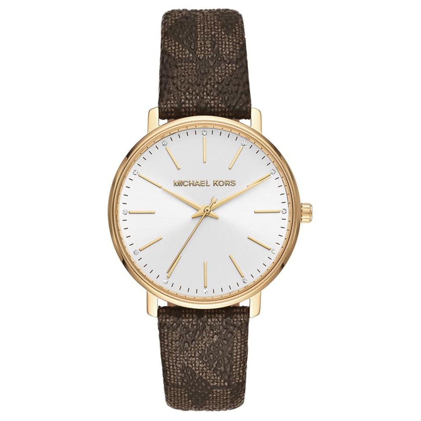 Women's Pyper Brown Logo Strap Watch