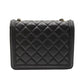 Chanel Classic Studded Boy Brick Flap Bag in Black Lambskin Leather