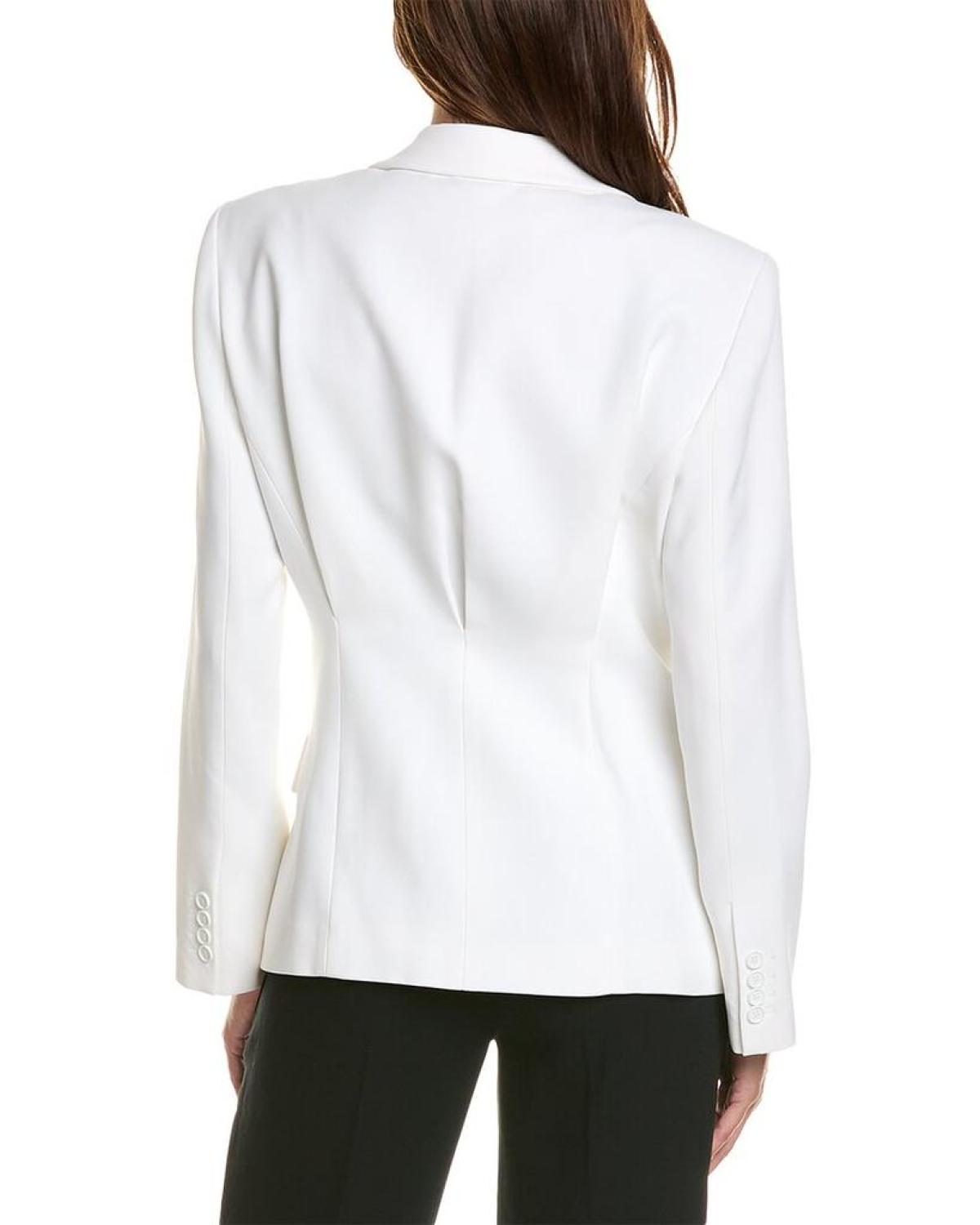 Michael Kors Collection Crepe Sable Cutaway Jacket