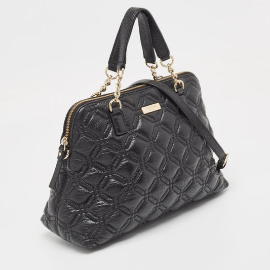 Kate Spade  Quilted Shimmer Leather Astor Court Grace Bag