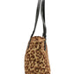 Taylor Leopard Crossbody Tote in Animal Print Nylon