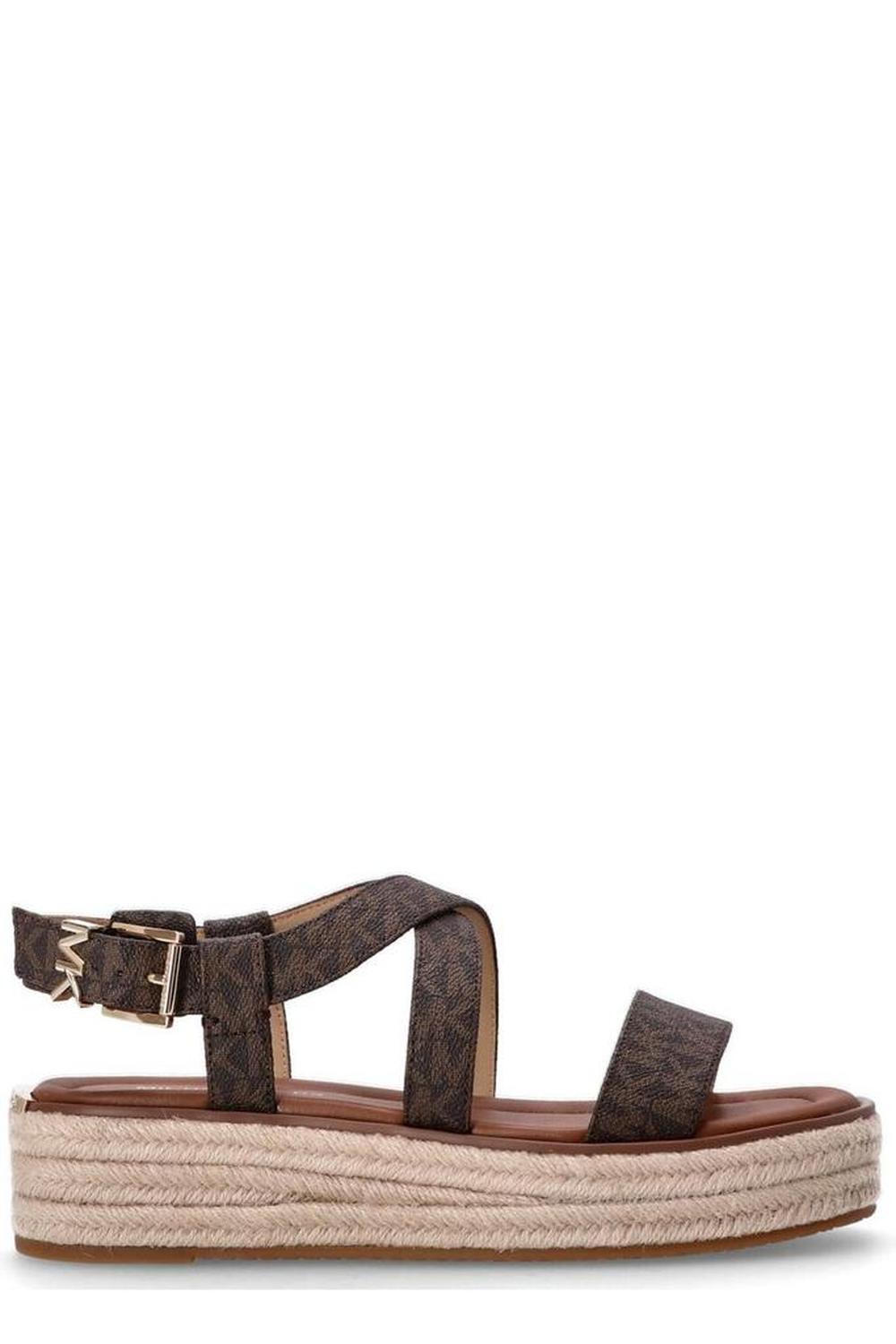 Michael Michael Kors Lynn Signature Logo Platform Espadrille Sandals