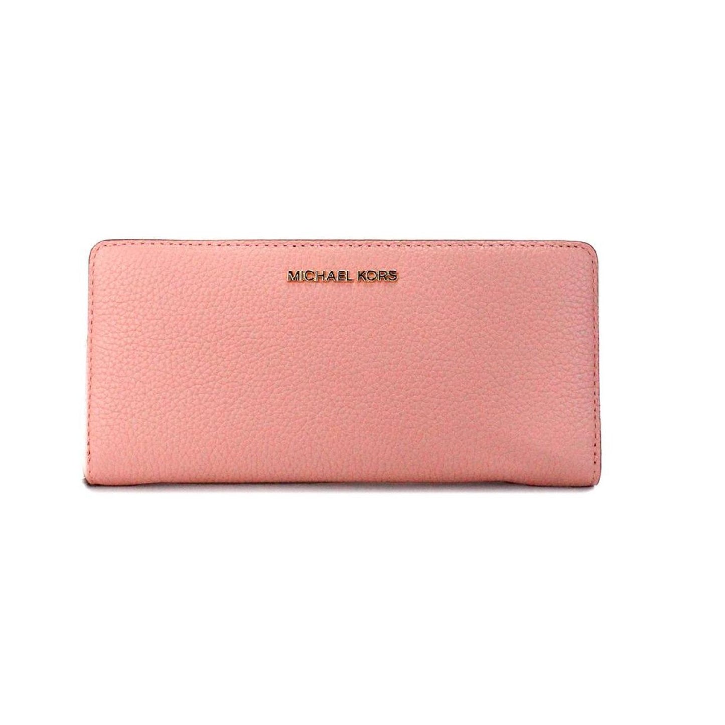 Michael Kors Jet Set Travel Large Primrose Leather Continental Wristlet Women's Wallet