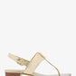 Hannah Metallic Nylon Blend T-Strap Sandal