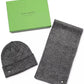 Women's Metallic Beanie & Scarf Set