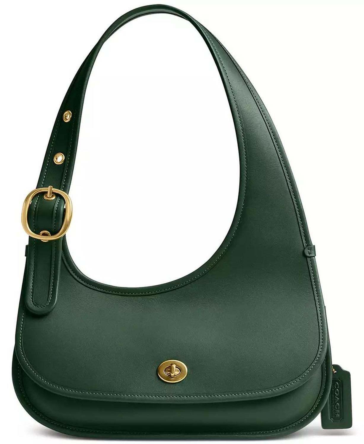 Cashin Carry Small Leather Crescent Bag