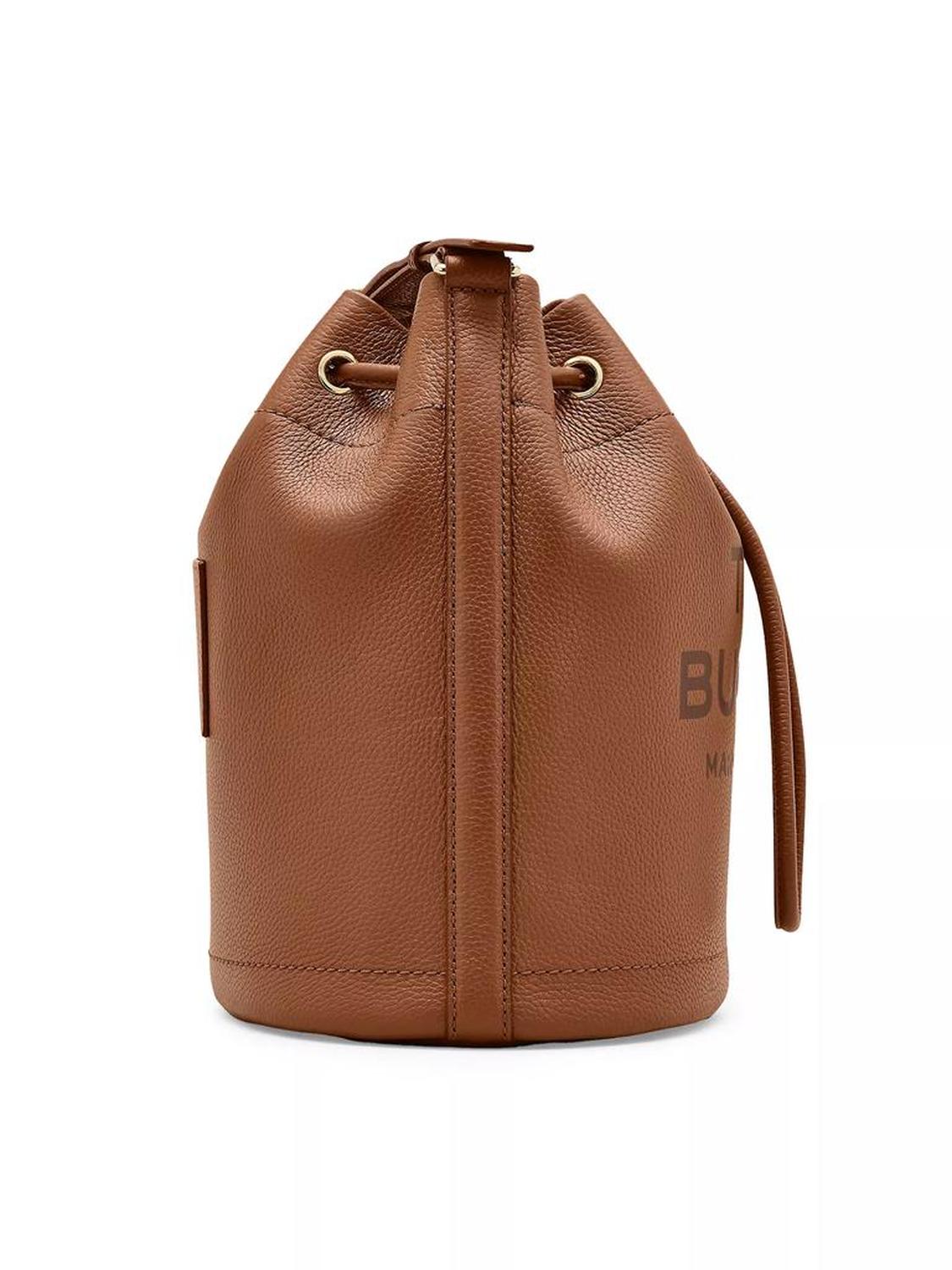 The Shoulder Leather Bucket Bag