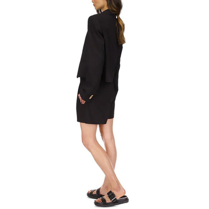 Women's Cropped Peak-Lapel Blazer