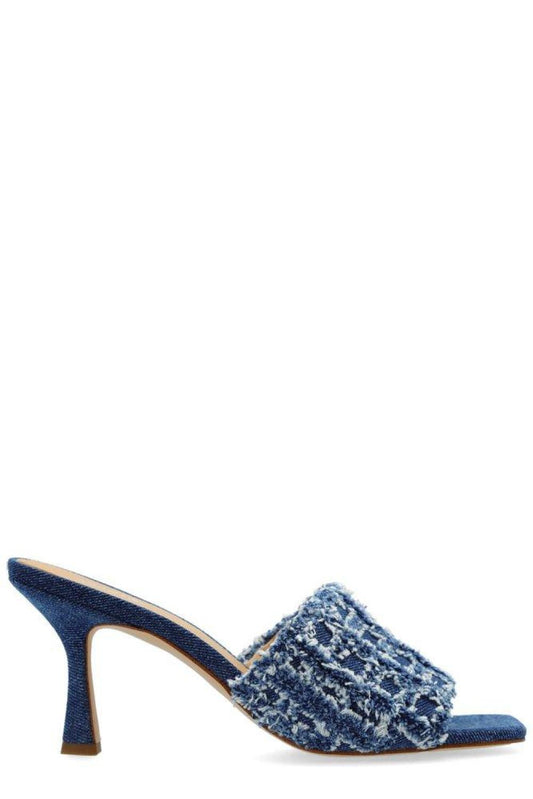 Michael Michael Kors Tessa Heeled Denim Mules