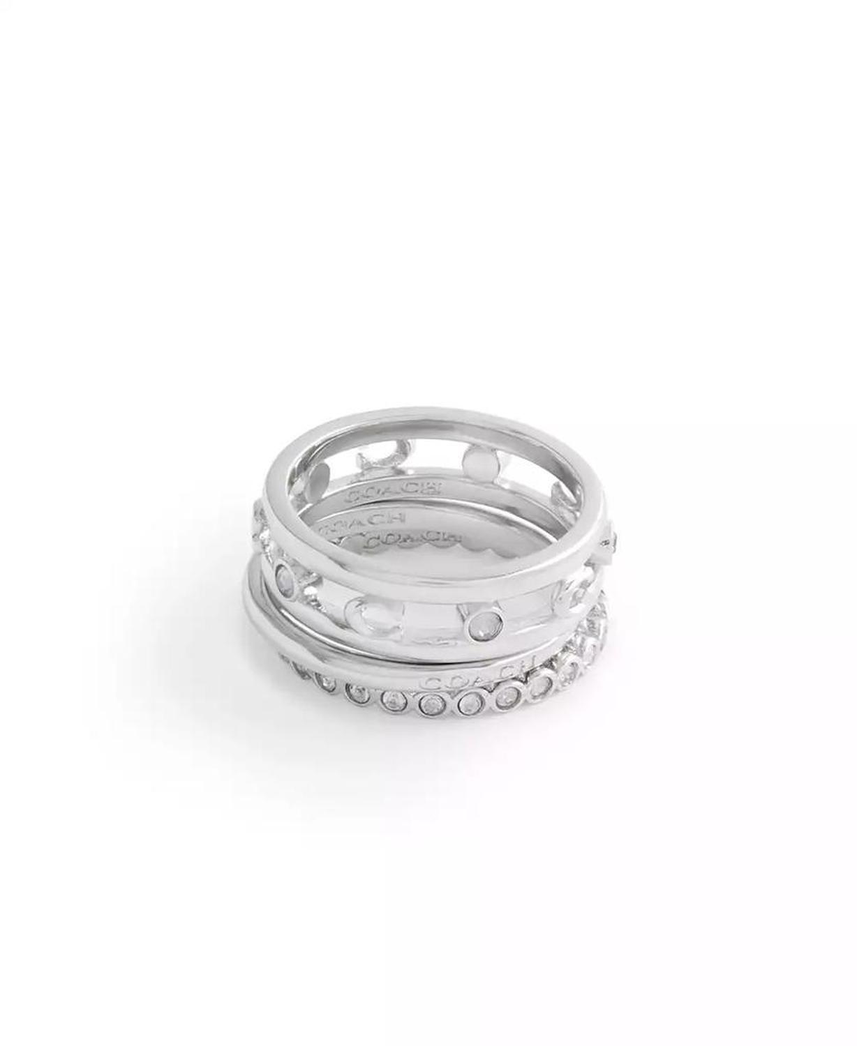 Faux Stone Signature C Open Ring